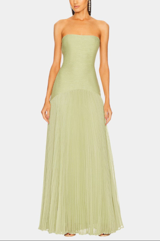 Deia | Chic Maxi Mesh Dress with Bell Sleeves