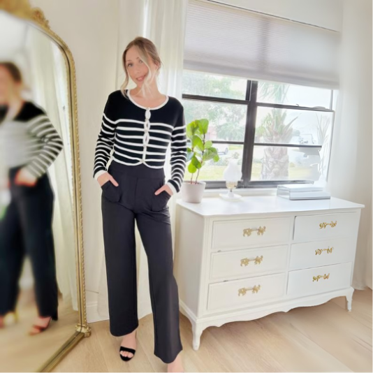 Liliane – Elegant and Loose High-Waisted Pants