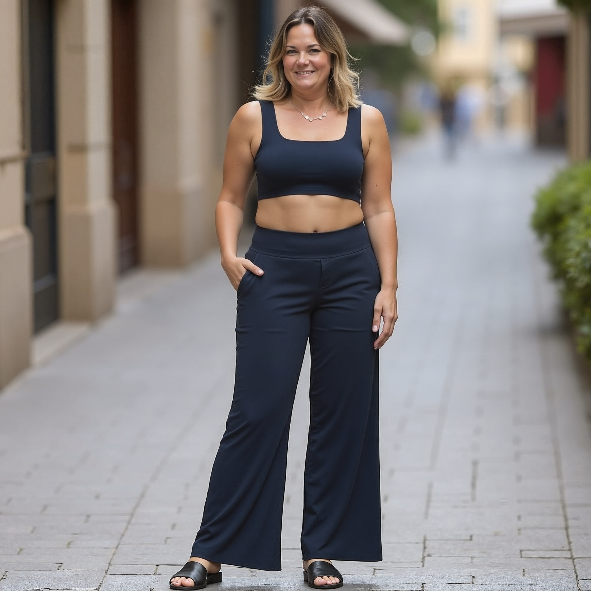 Liliane – Elegant and Loose High-Waisted Pants