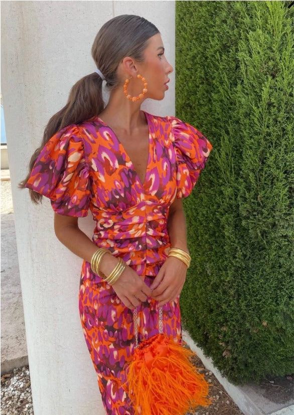 Élodie | Long and Colourful Dress