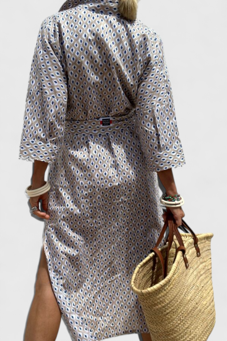 Sherlyn Timeless Striped Shirt Dress