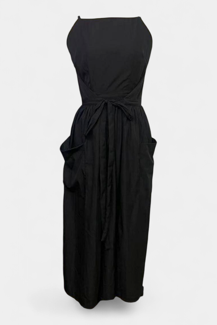 Dezi Strapless Long Dress with Adjustable Side Laces