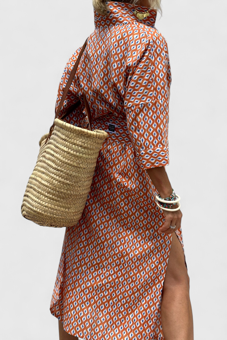 Sherlyn Timeless Striped Shirt Dress