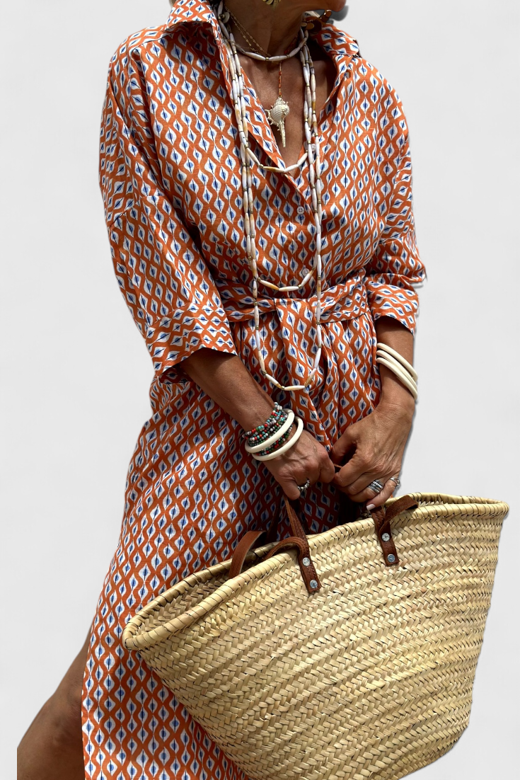 Sherlyn Timeless Striped Shirt Dress