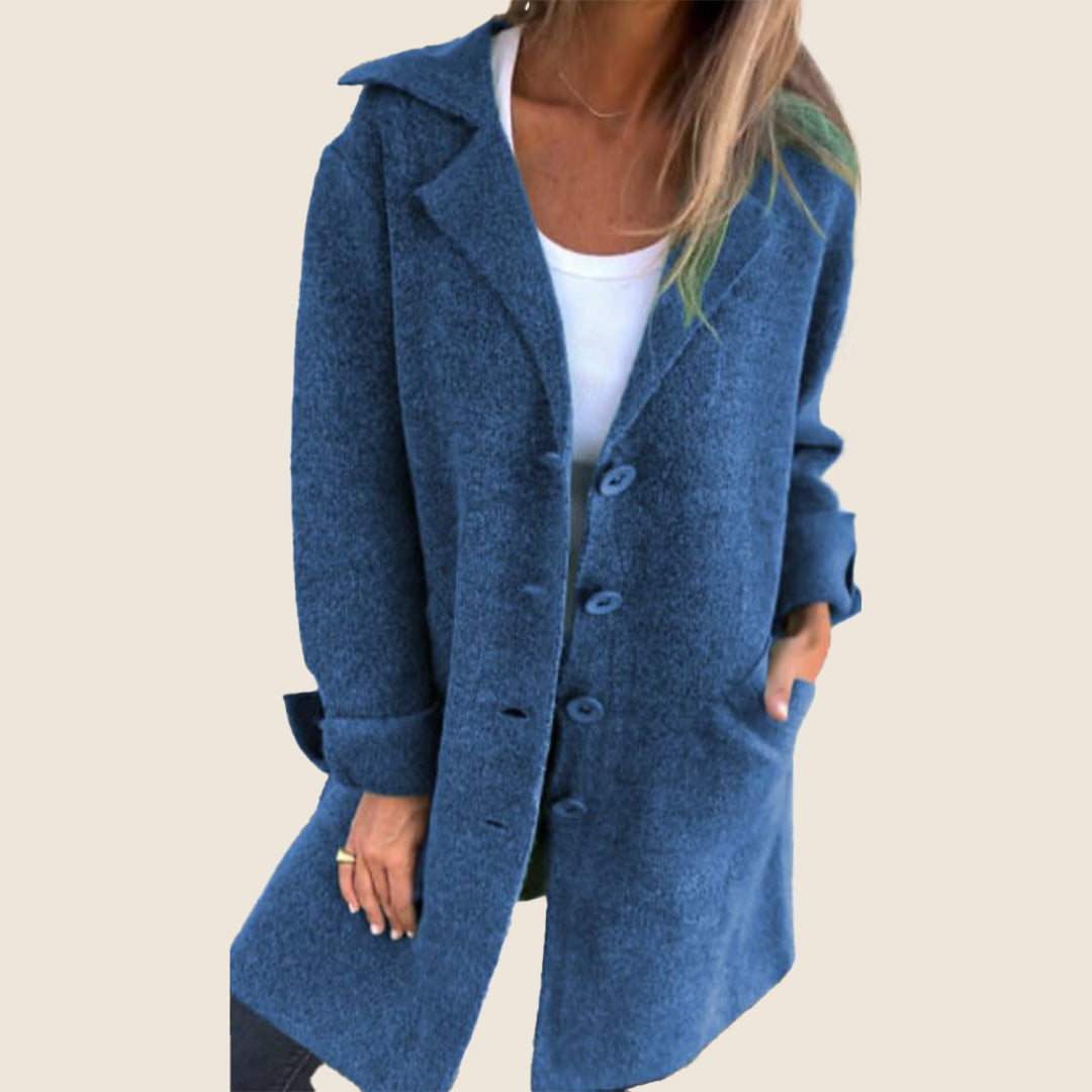 Elvy | Elegant Single-Breasted Jacket