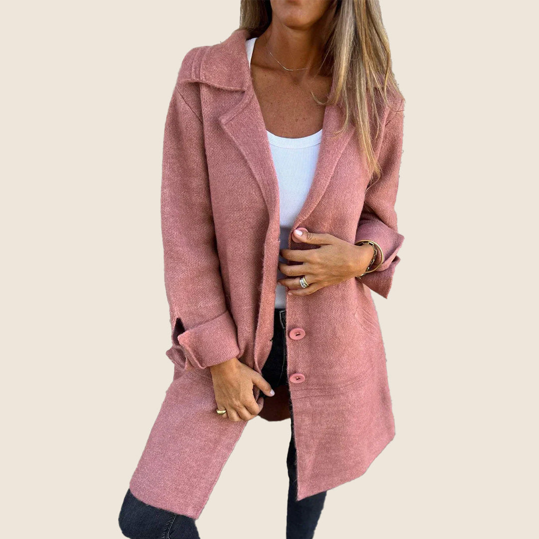 Elvy | Elegant Single-Breasted Jacket