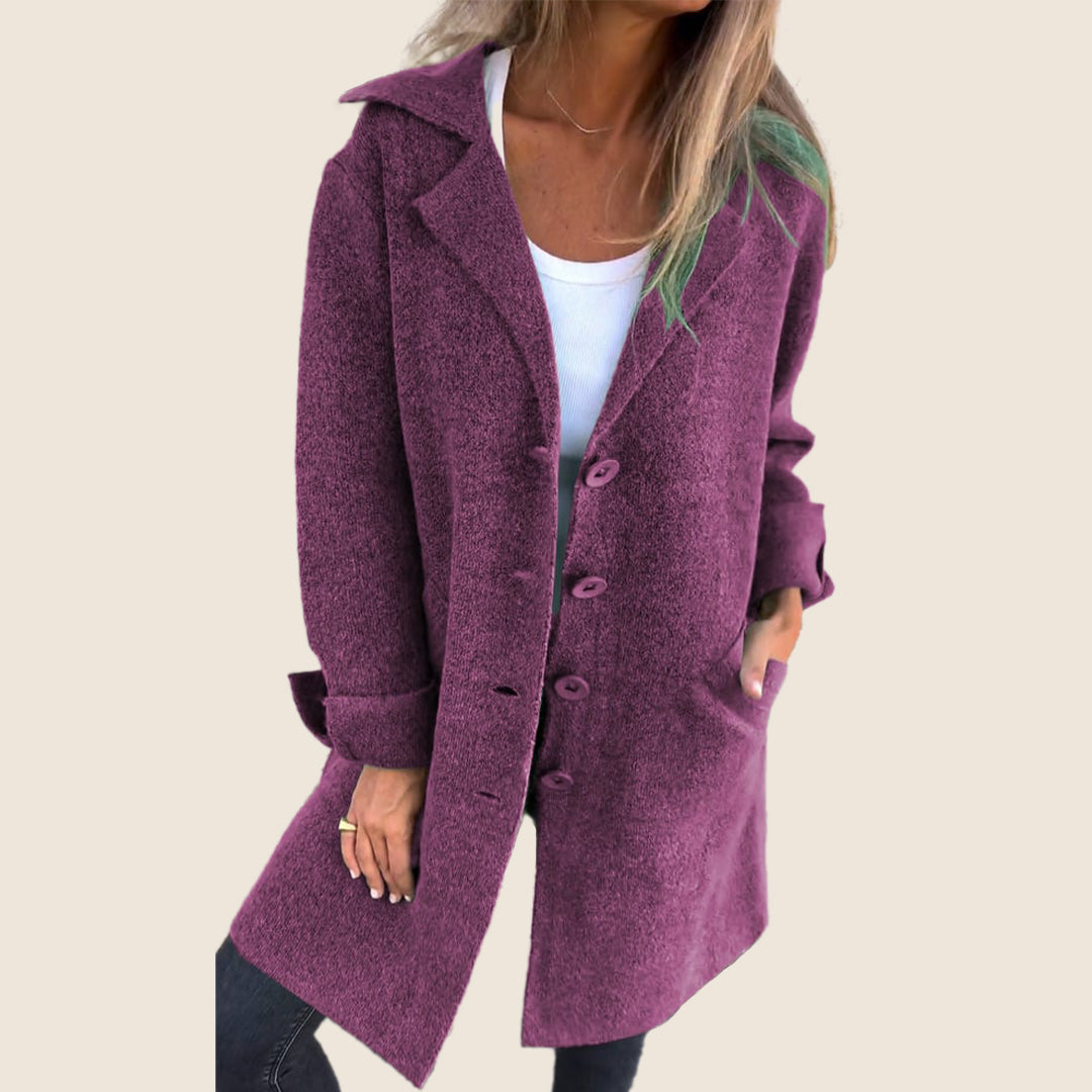 Elvy | Elegant Single-Breasted Jacket