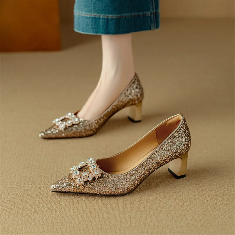 Solenza™| Gloria Glitter Pumps