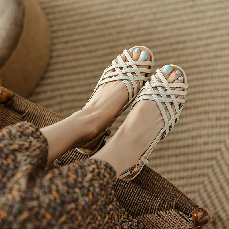 Solenza™| Klaire Flat Sandals