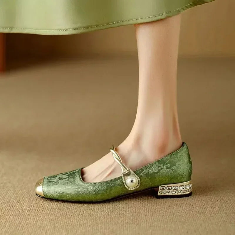 Solenza™| Mestelle Leather Mary Janes
