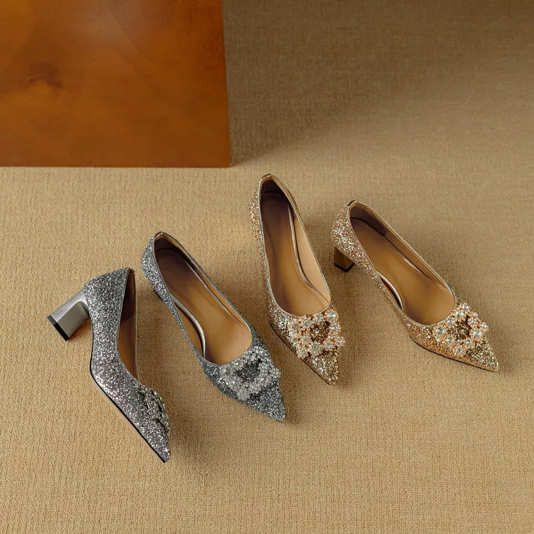 Solenza™| Gloria Glitter Pumps