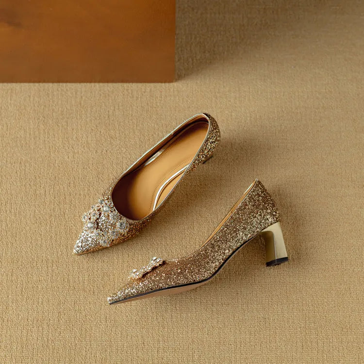 Solenza™| Gloria Glitter Pumps