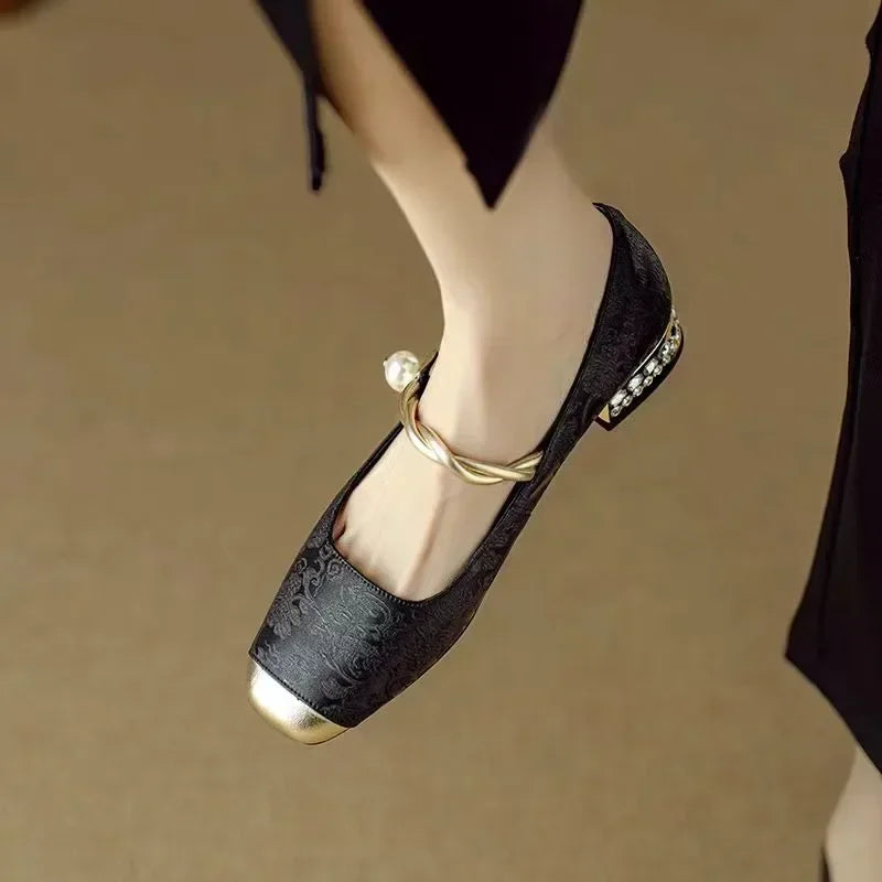 Solenza™| Mestelle Leather Mary Janes