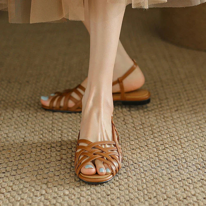 Solenza™| Klaire Flat Sandals