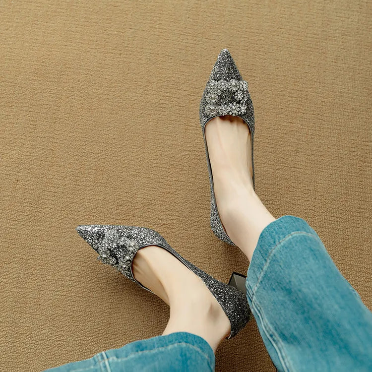 Solenza™| Gloria Glitter Pumps