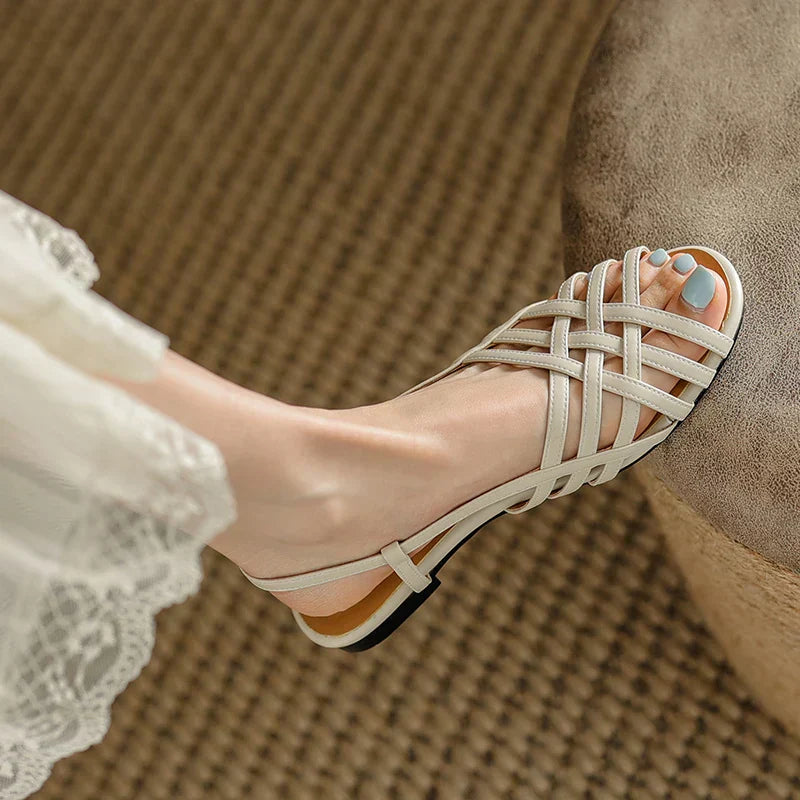Solenza™| Klaire Flat Sandals