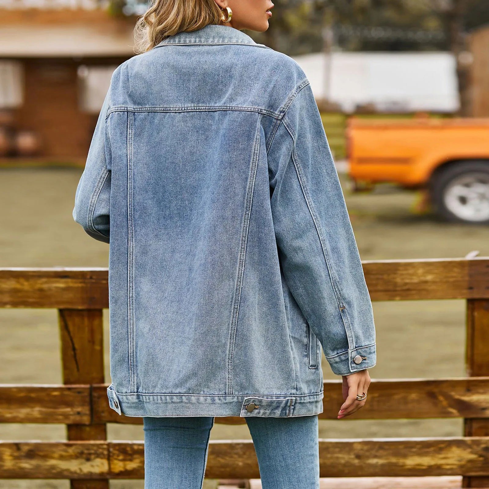 Mia™ - Classic Elegant Denim Jacket