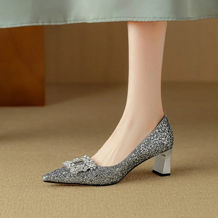 Solenza™| Gloria Glitter Pumps