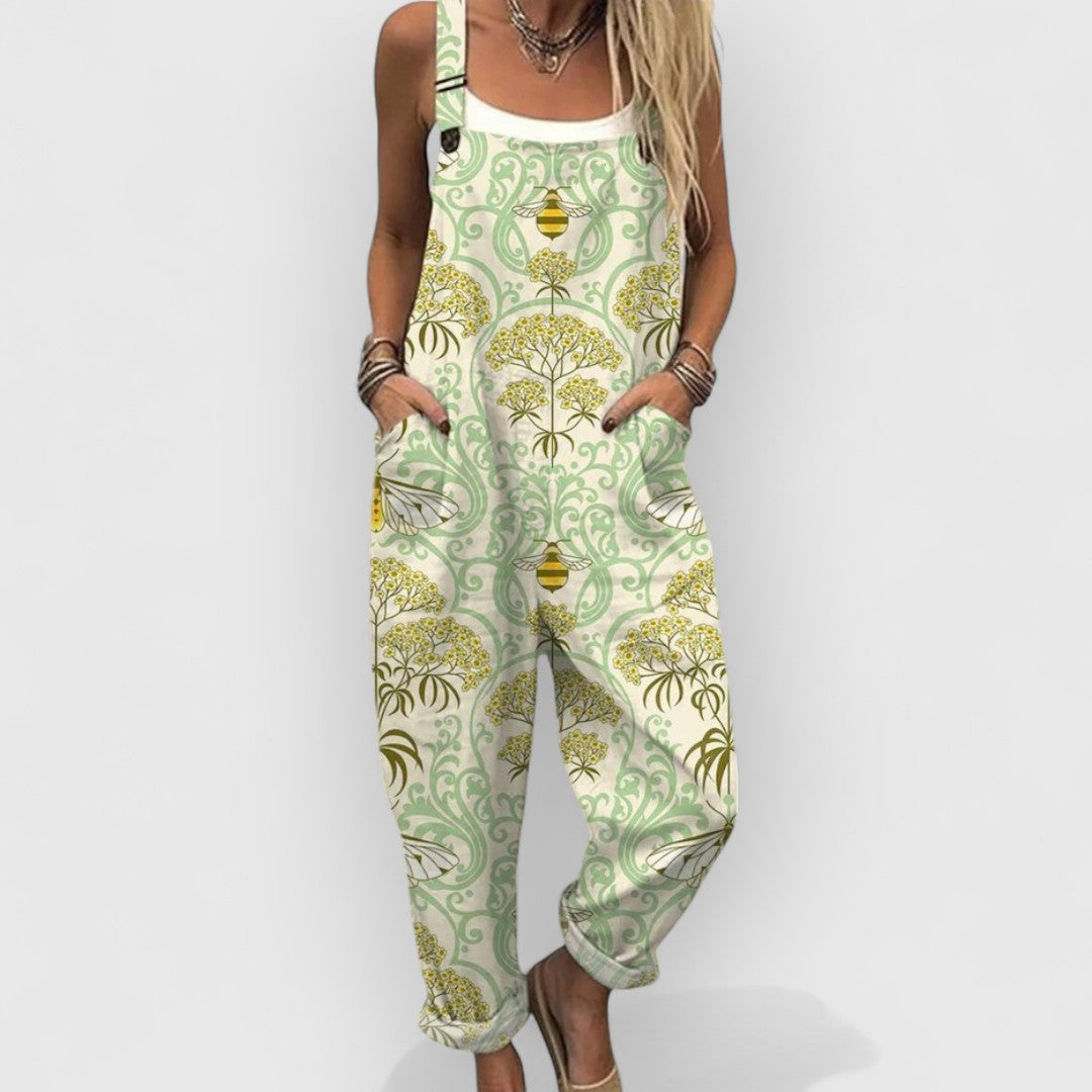 Sophie | Vintage Floral Jumpsuit for Women