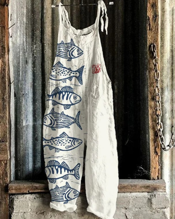 Luna | Vintage Floral Jumpsuit