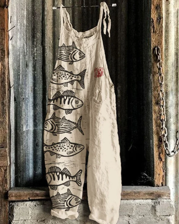 Luna | Vintage Floral Jumpsuit