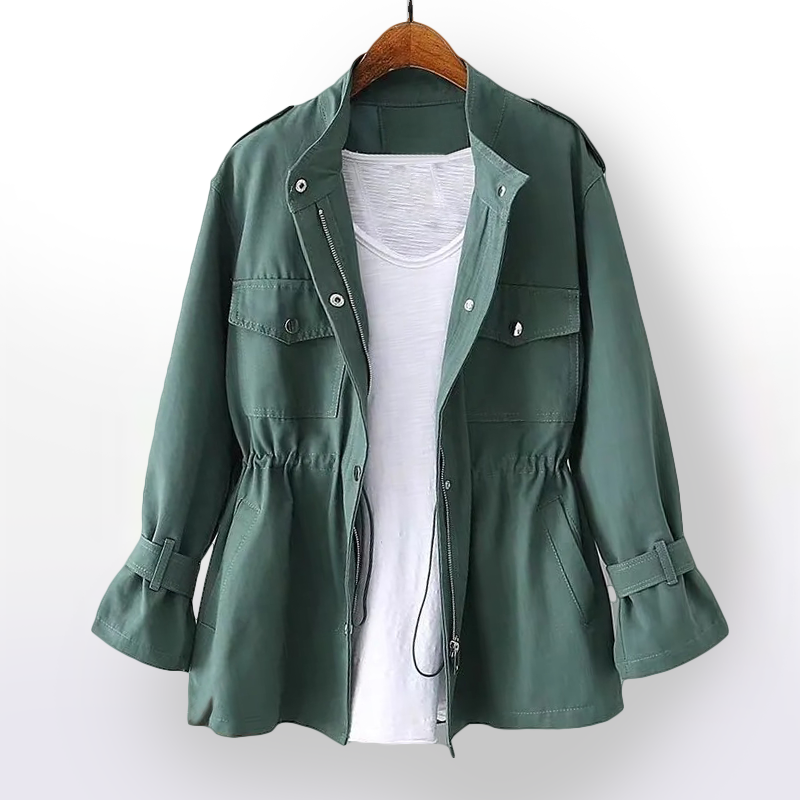 Avery™ - Elegant Trench Coat in Blend