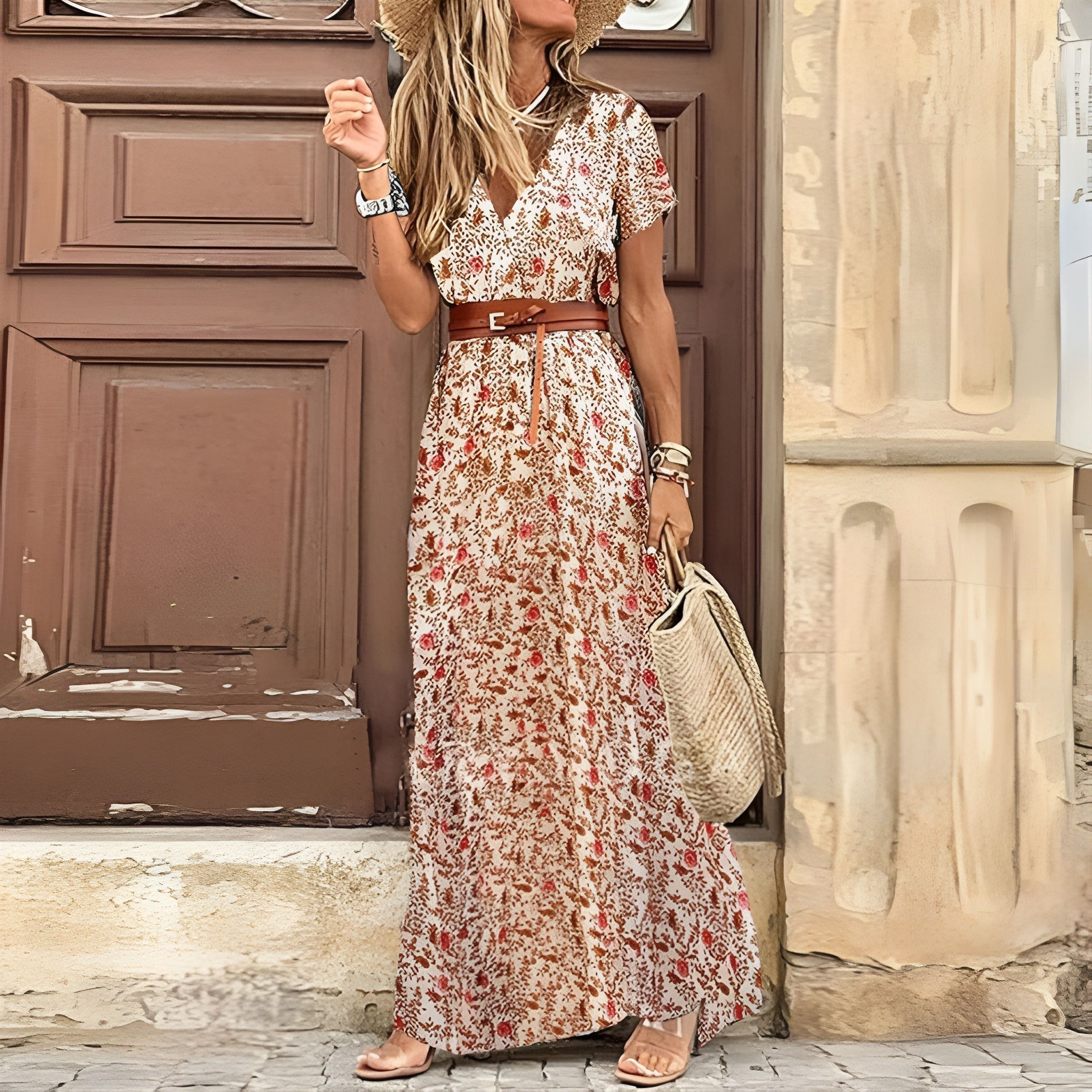 Luna | Elegant Bohemian Maxi Dress
