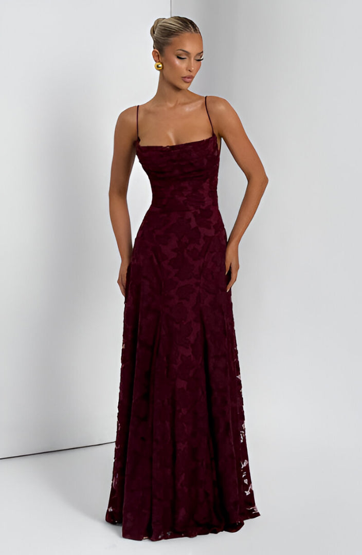 Francisa™ | Charming Long Lace Dress