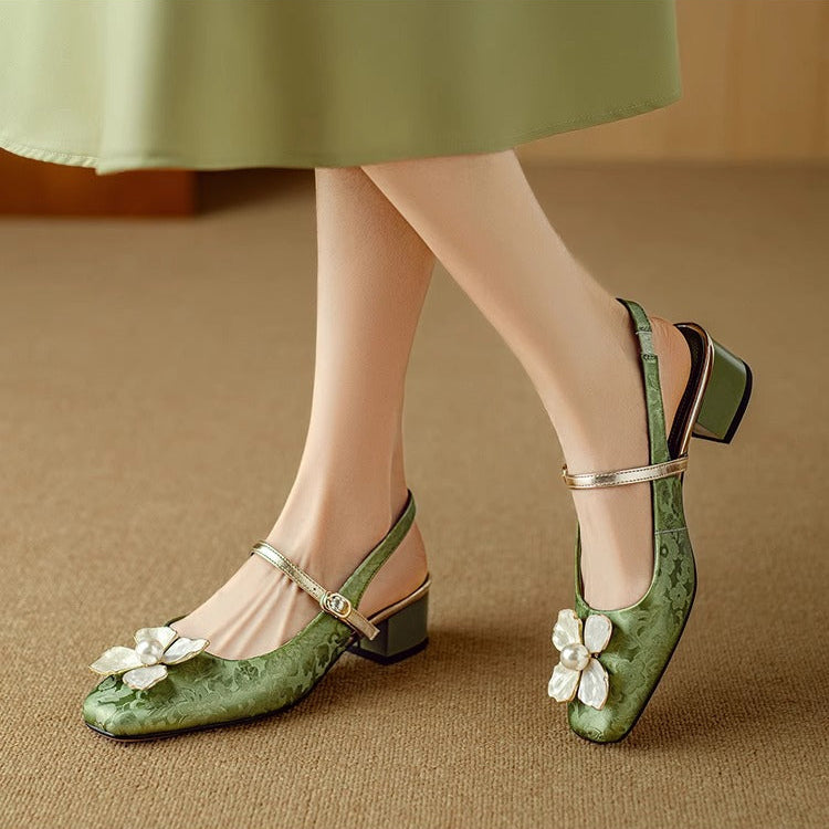 Solenza™| Genine Slingback Pumps