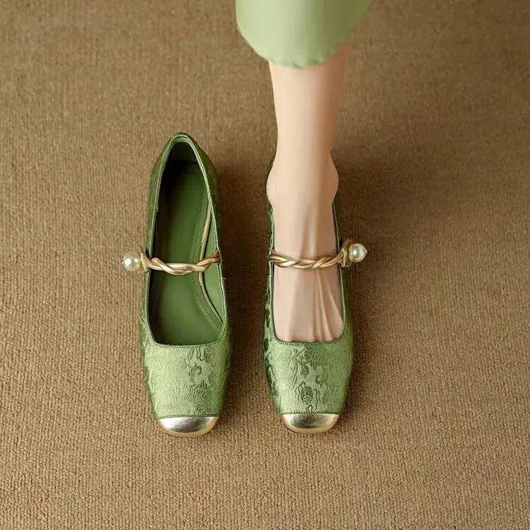 Solenza™| Mestelle Leather Mary Janes