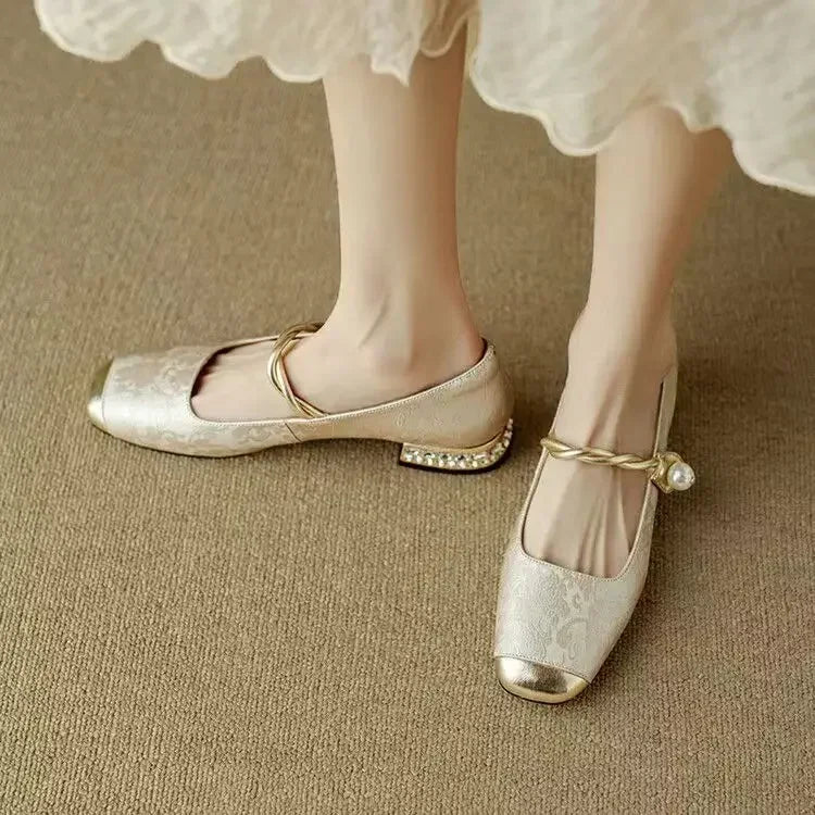 Solenza™| Mestelle Leather Mary Janes