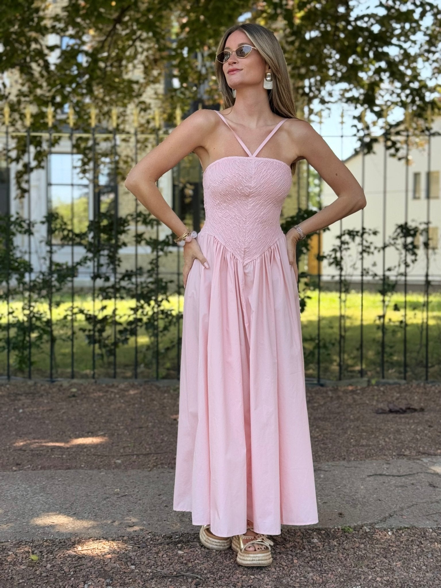 The Aurore Pink Dress