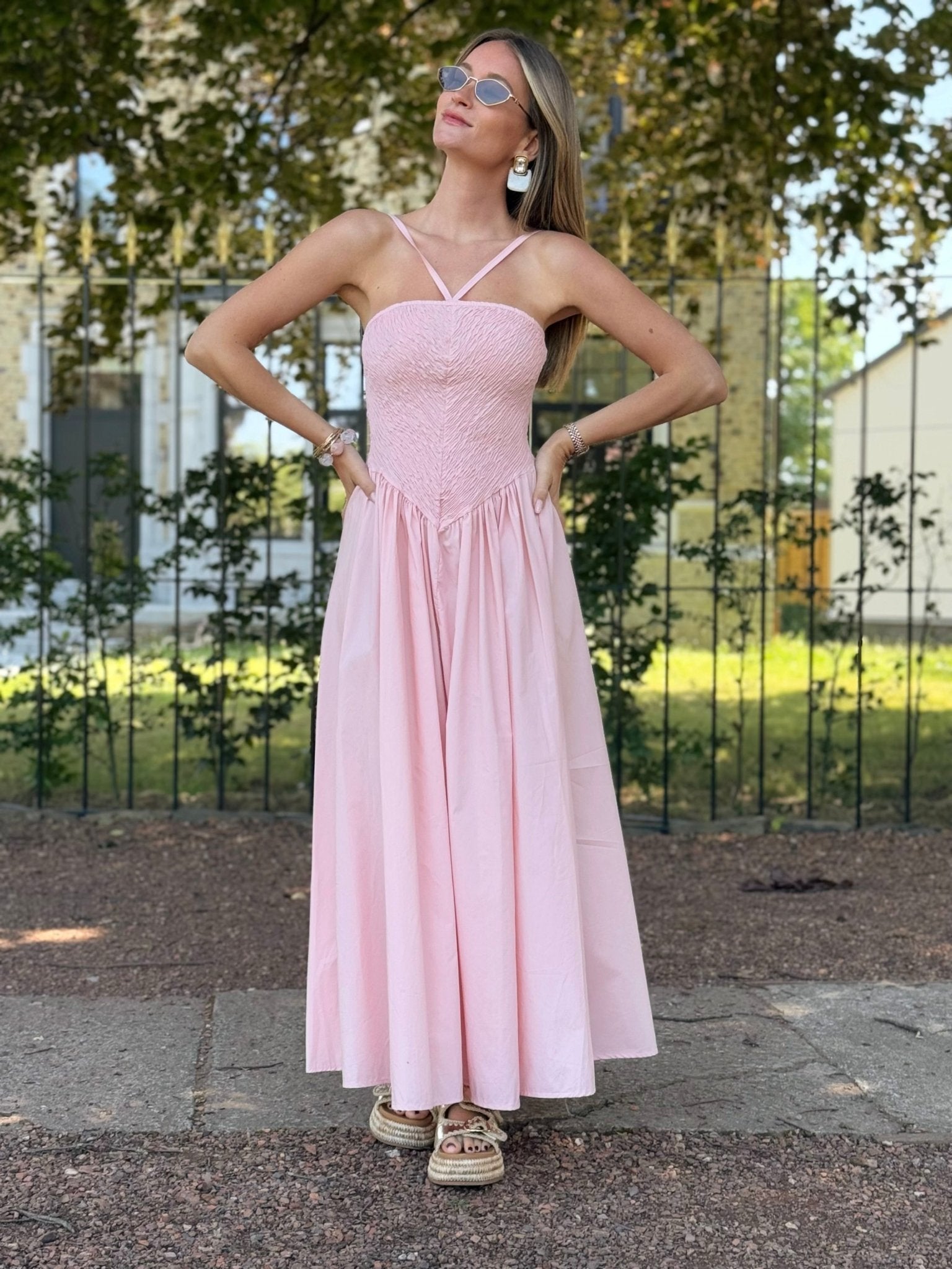 The Aurore Pink Dress