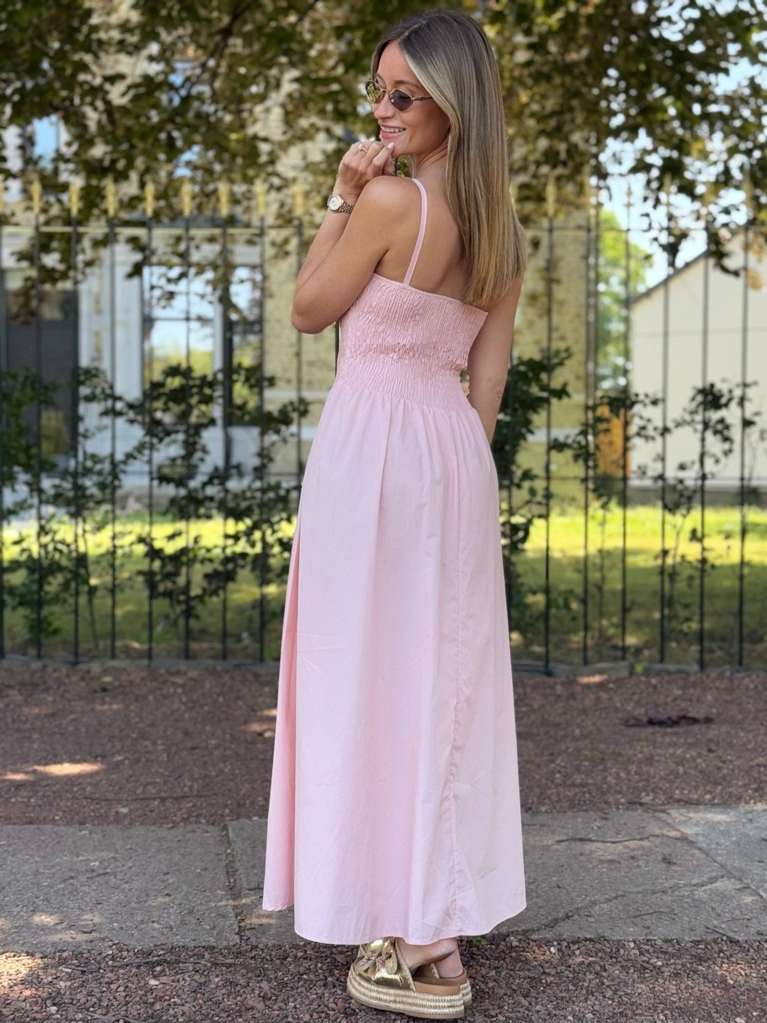 The Aurore Pink Dress