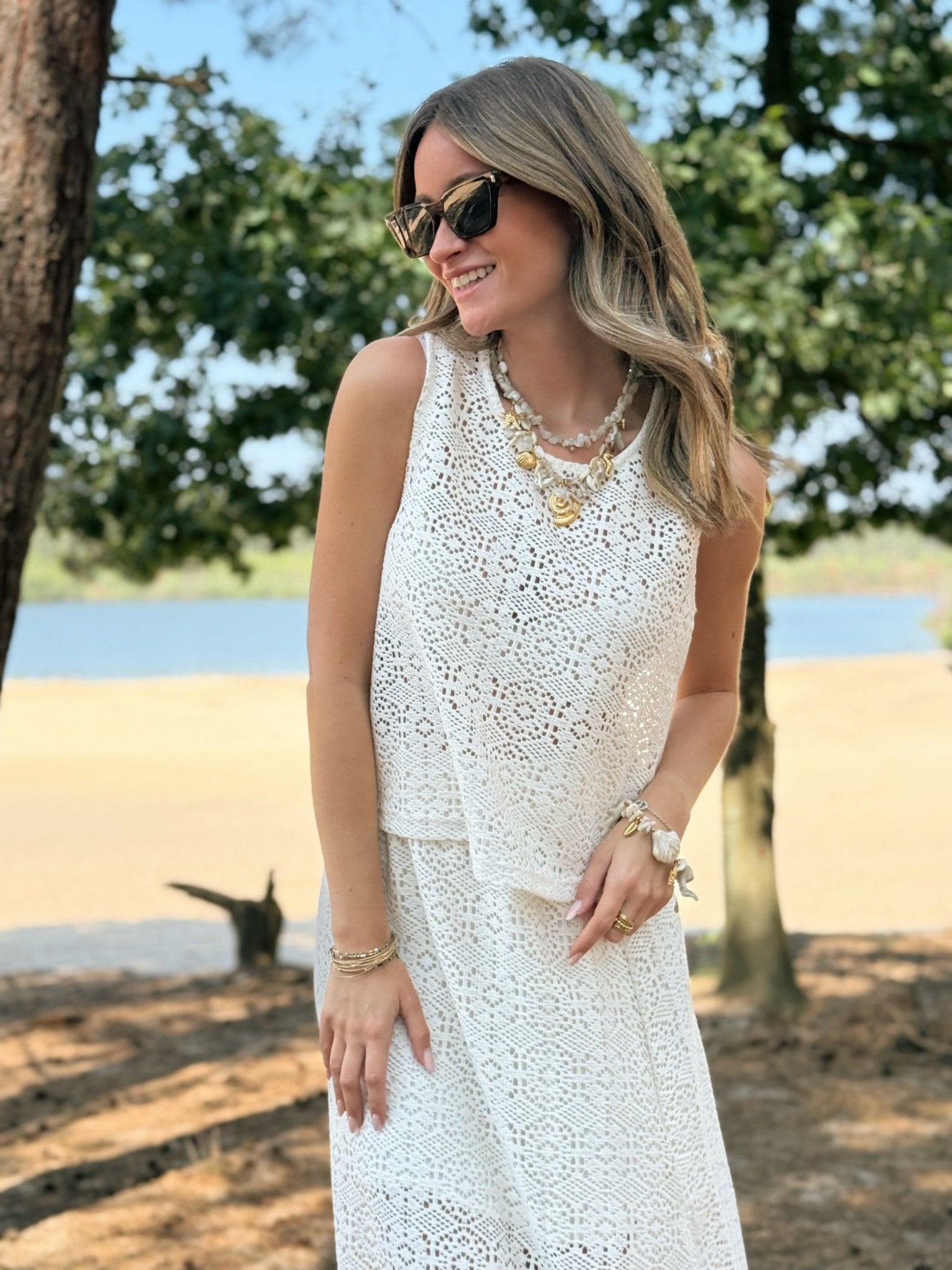 The Zita Off-White Set
