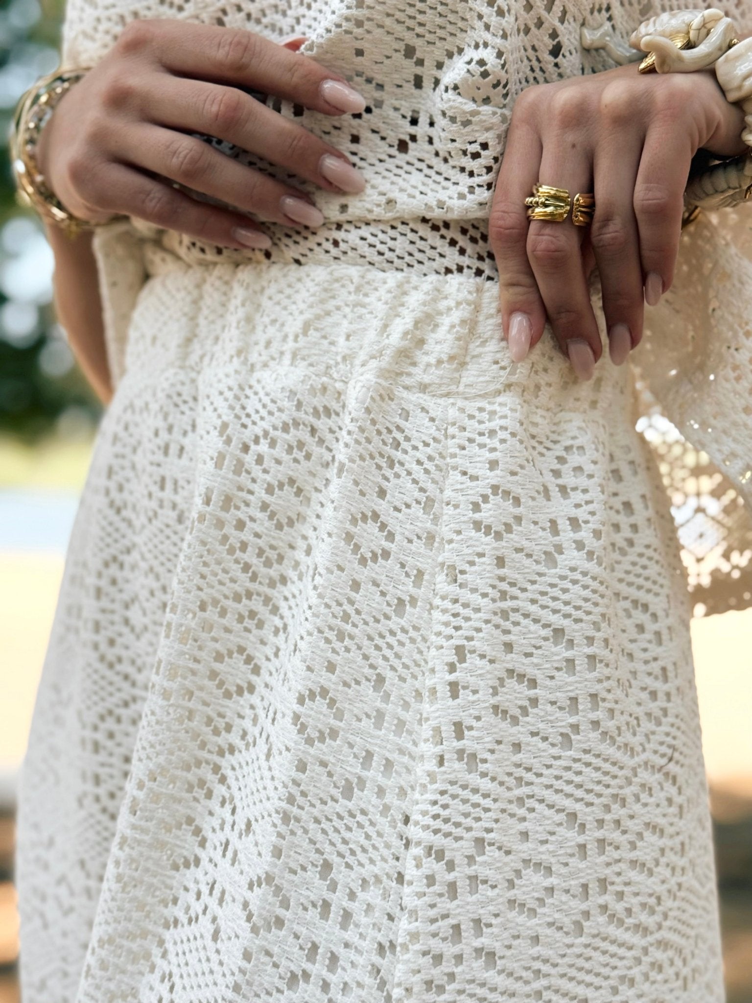 The Zita Off-White Set