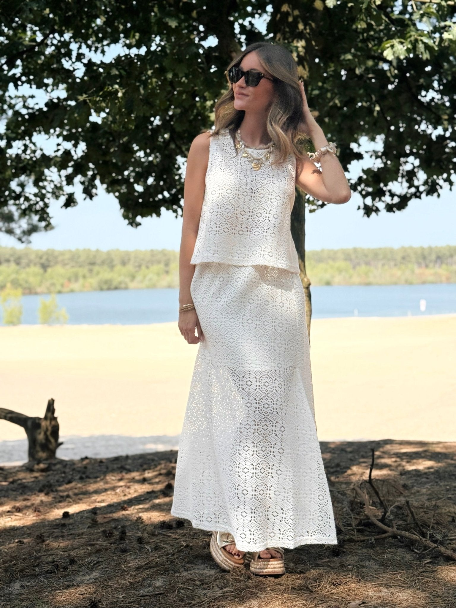 The Zita Off-White Set