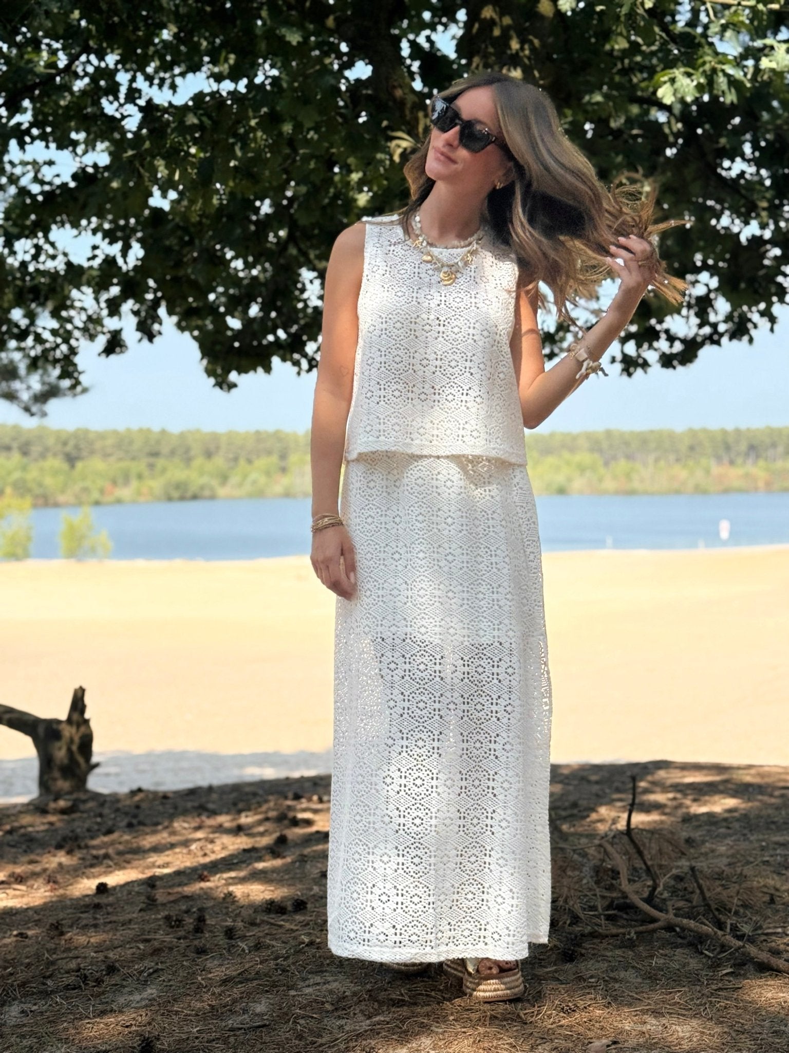 The Zita Off-White Set