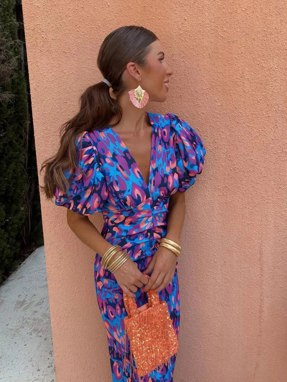 Élodie | Long and Colourful Dress