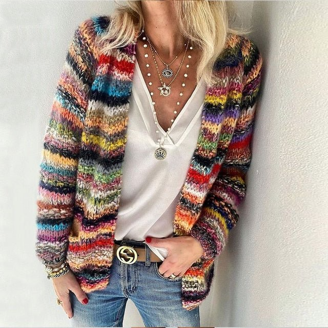 Layla™ - Super Soft Cardigan, Multicolor