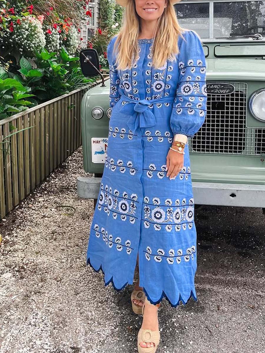 Emma - Chic Dress with Belt