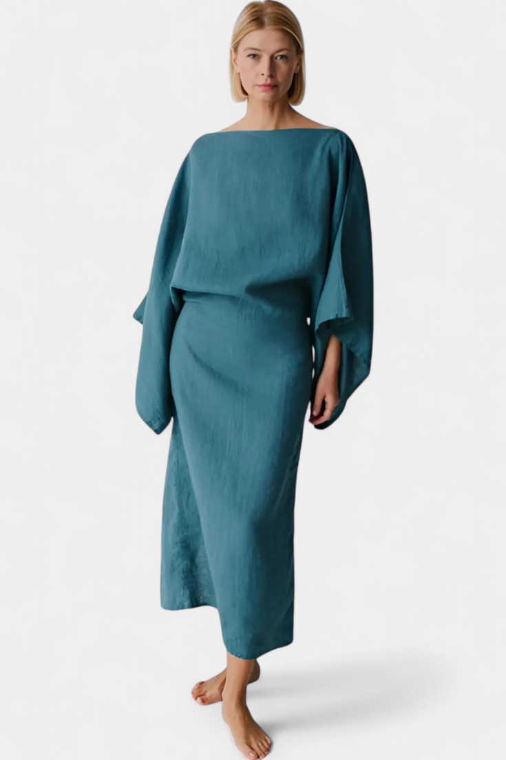 Kamilia | Kimono Dress with Belt - Limited Edition