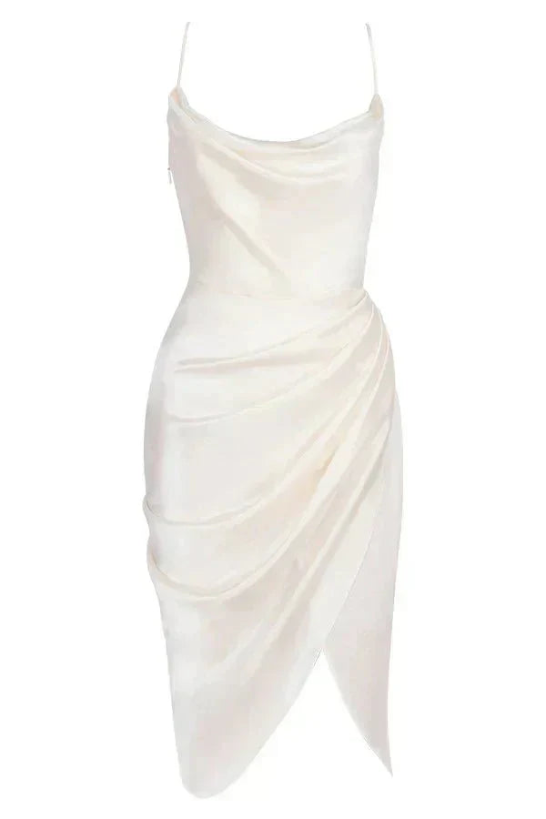 Scarlett™ | Luxury Silk Maxi Dress with Corset