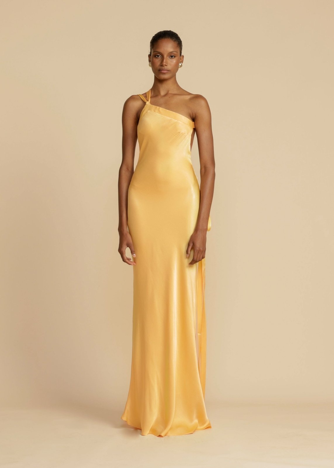 Sophia™ | Silk Maxi Dress with Elegant Straps