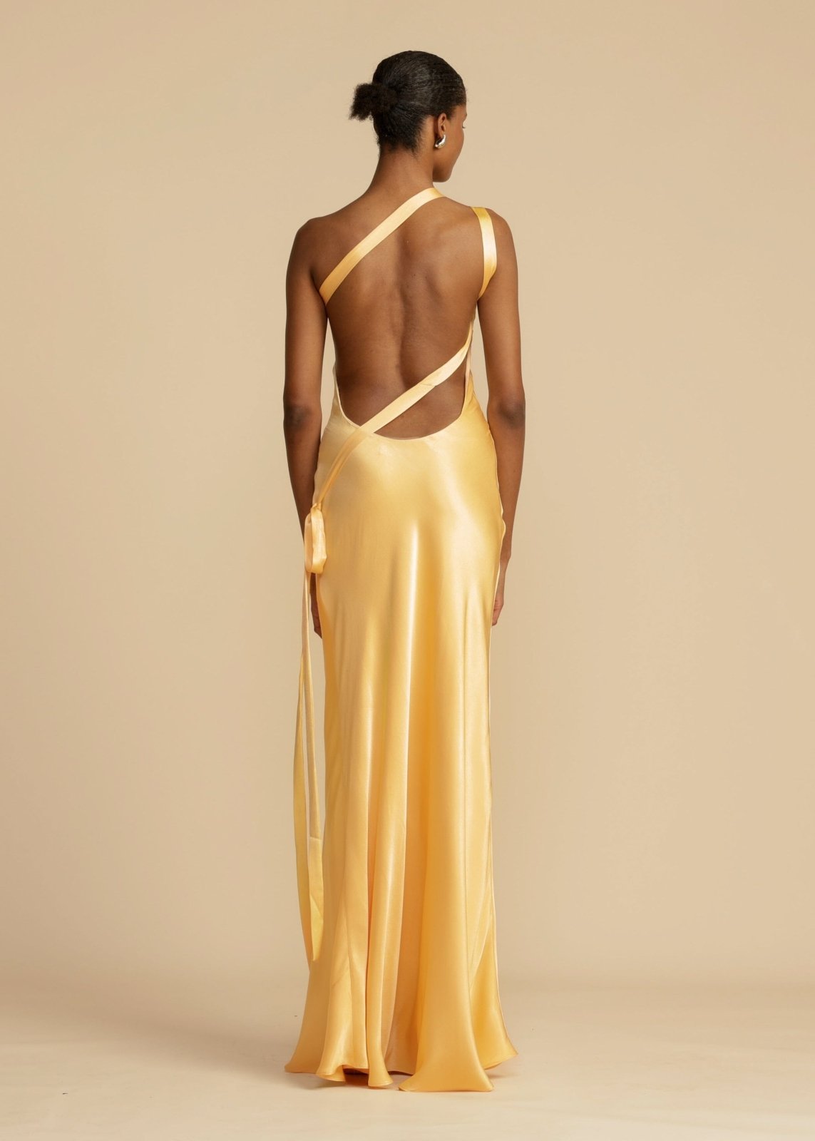 Sophia™ | Silk Maxi Dress with Elegant Straps